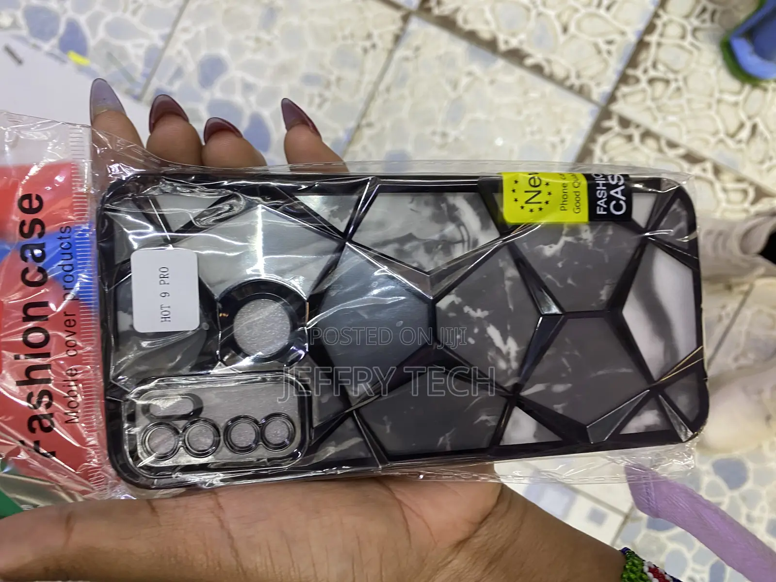 Likear Glitter Sparkle Diamond Print Case for Infinix Hot 9 Pro