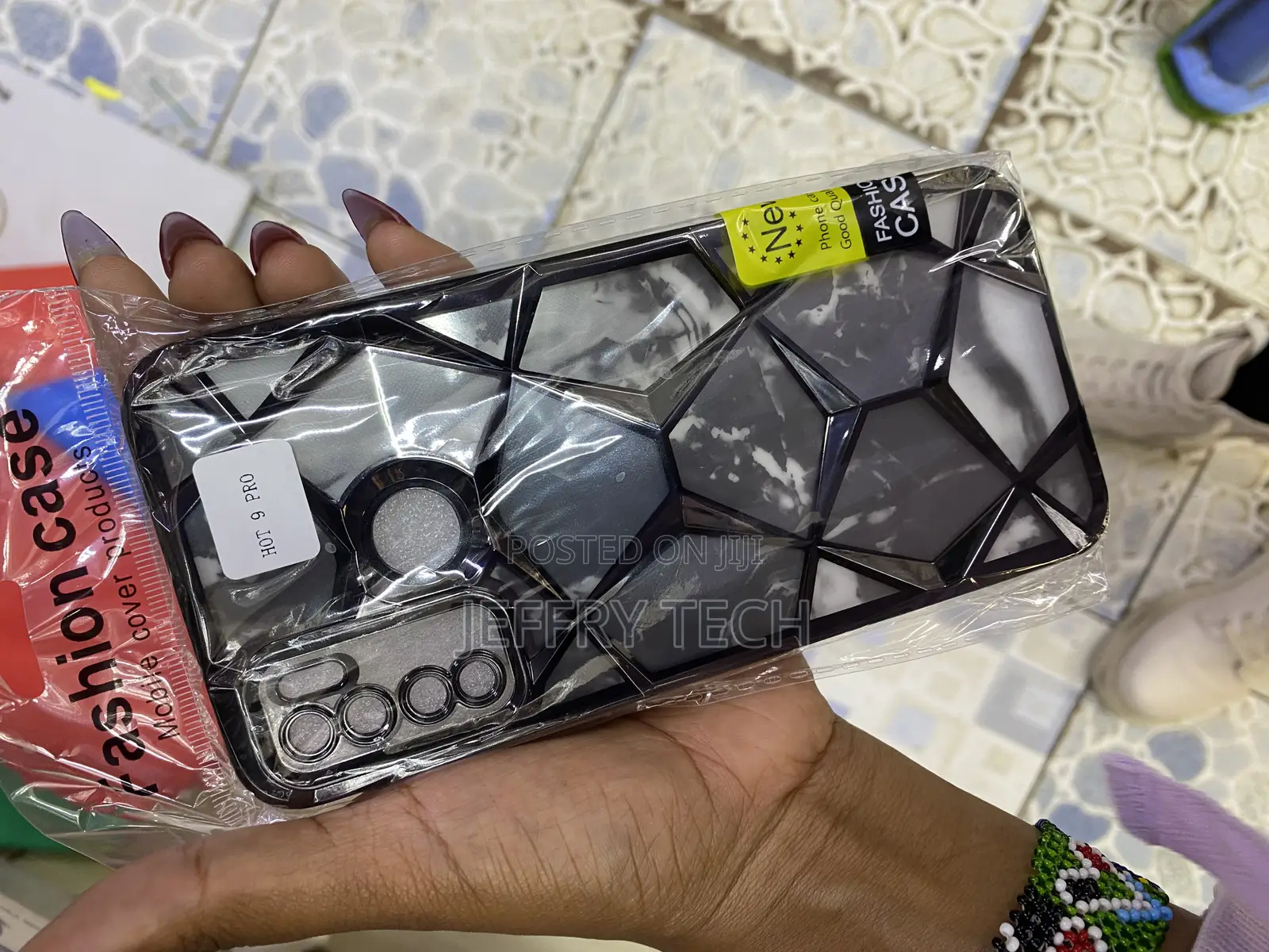 Likear Glitter Sparkle Diamond Print Case for Infinix Hot 9 Pro