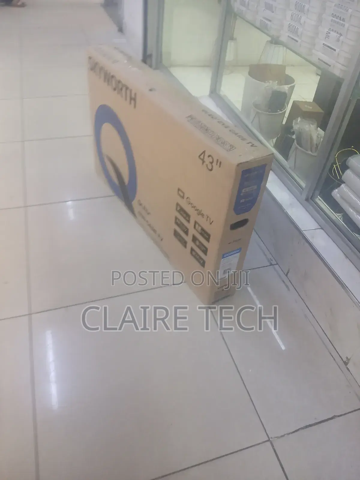 Skyworth 43 Inch, Bluetooth, Frameless, FHD Google Tv
