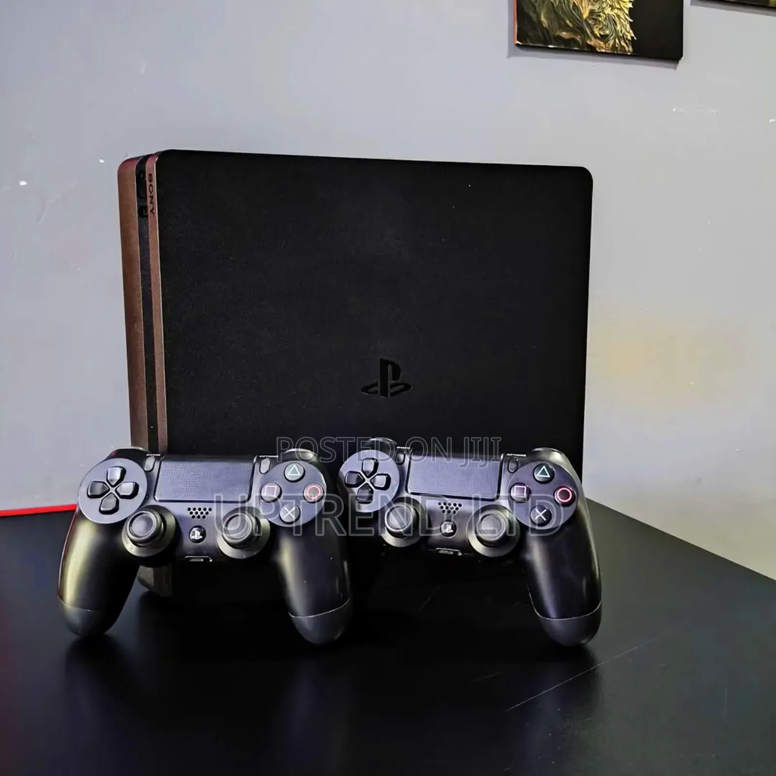 Super Clean Playstation 4 Slim Two Controllers