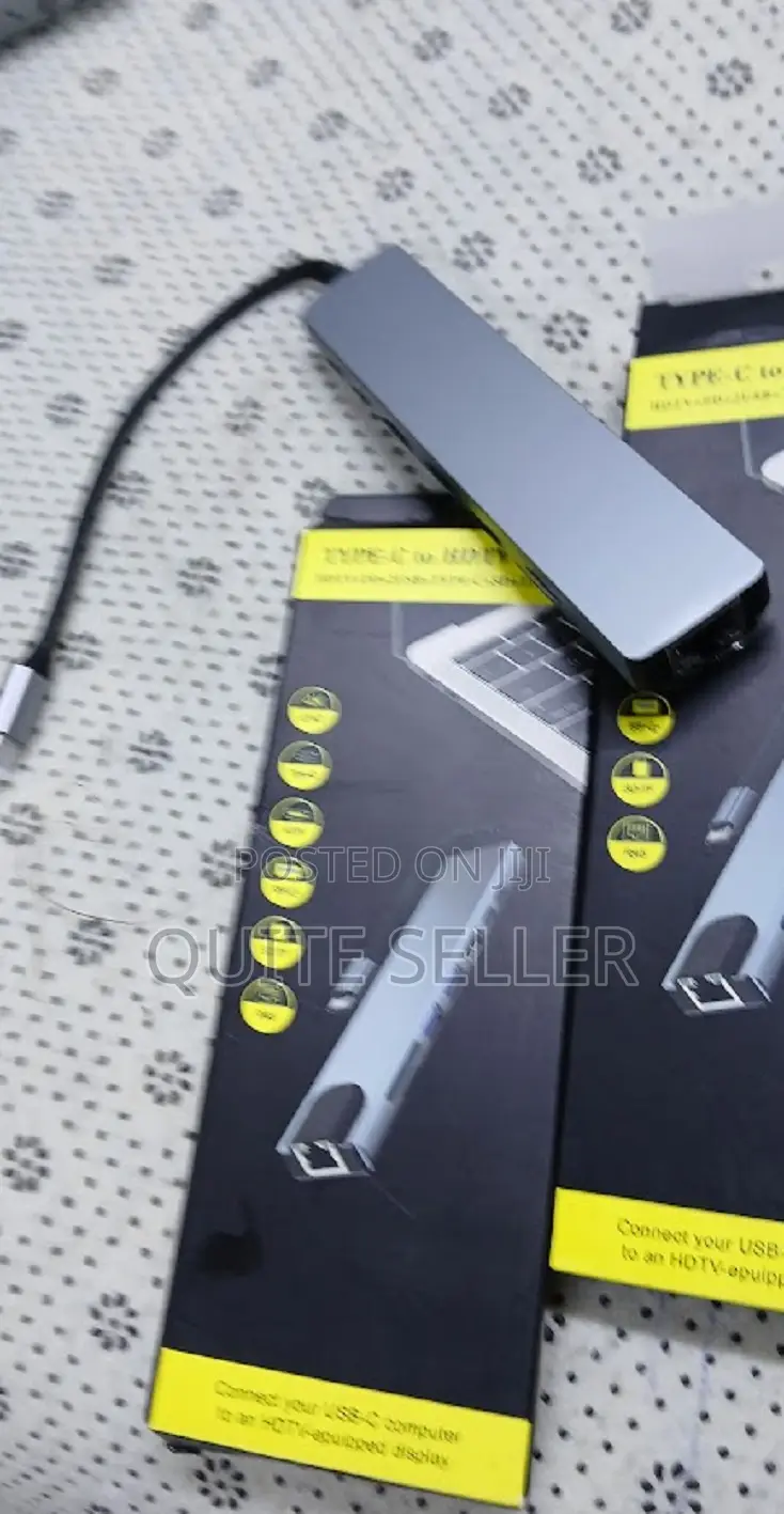 Type C to HDTV 8-in-1 Adapter – Ultimate Multi-Function Connectivity