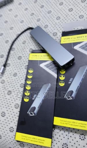 Hdmi Type C to HDTV 8-in-1 Adapter Supports Fast Charging - thumbnail 2