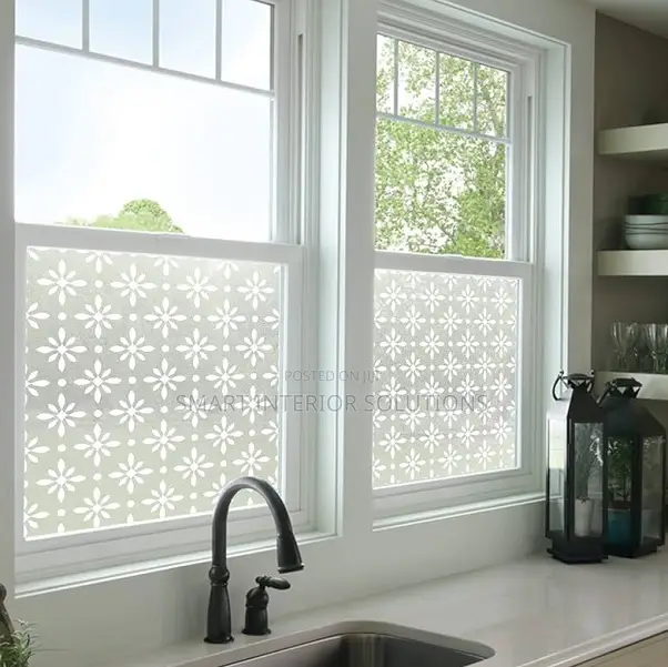 Kitchen Window Frosted Film