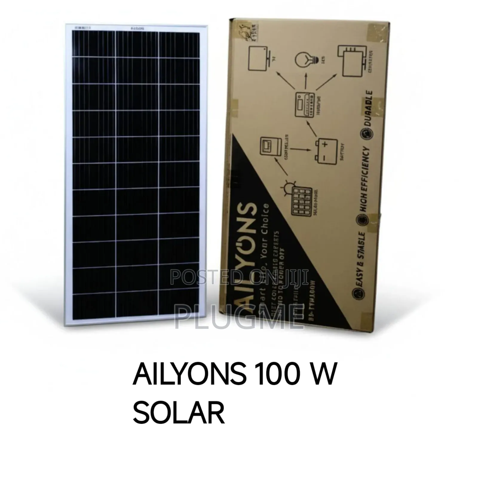 Ailyons 100 Watts All Weather Solar Panel