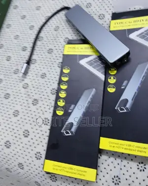 8-in-1 Multiport Hub Type C to HDTV 8-in-1 Adapter