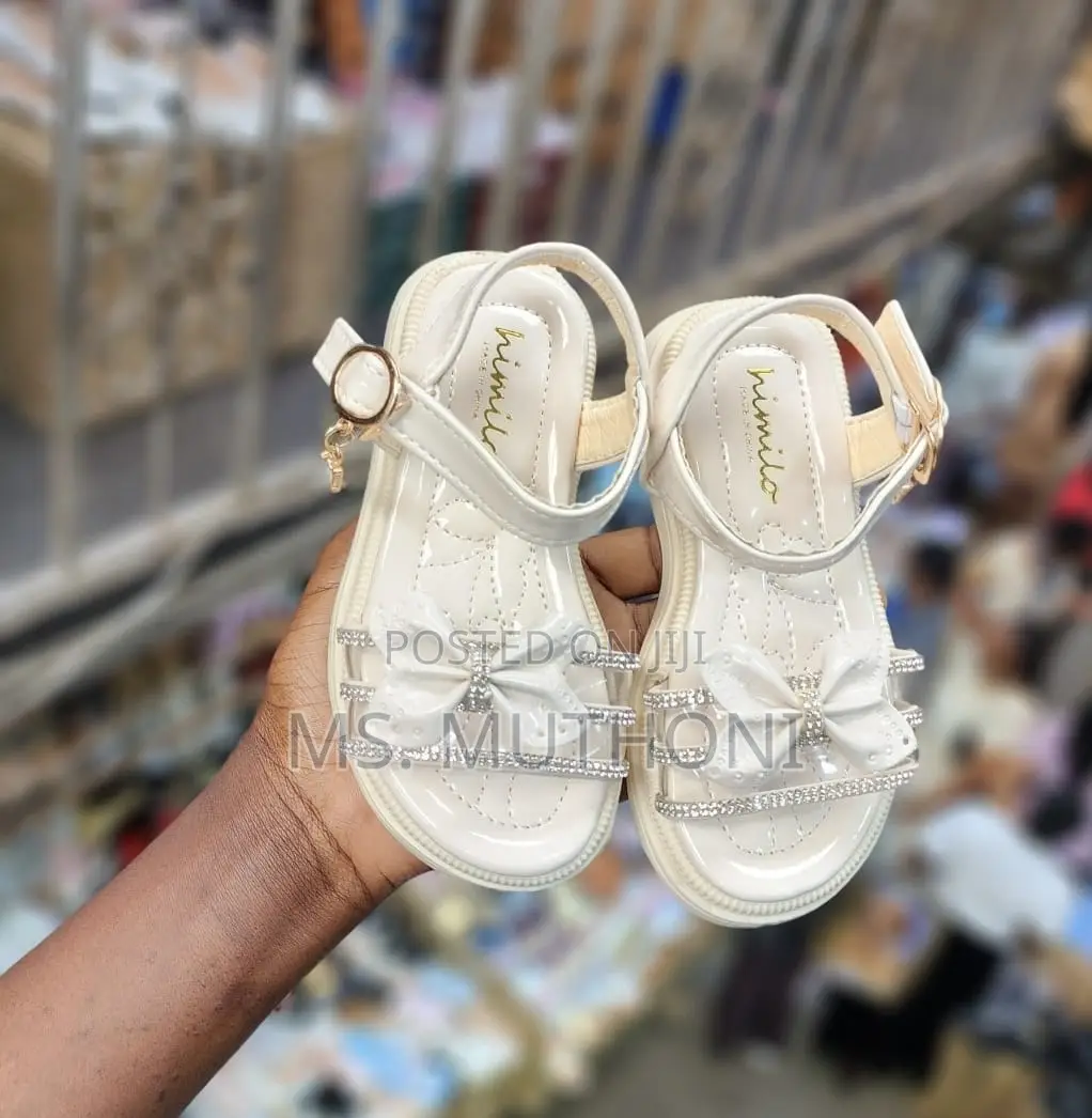 Cute Girls Open Shoes Available in Beige, White,Pink Size 26-36