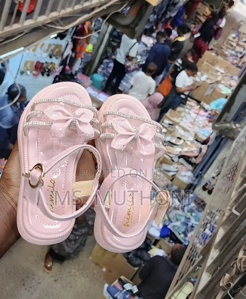 Cute Girls Open Shoes Available in Beige, White,Pink Size 26-36