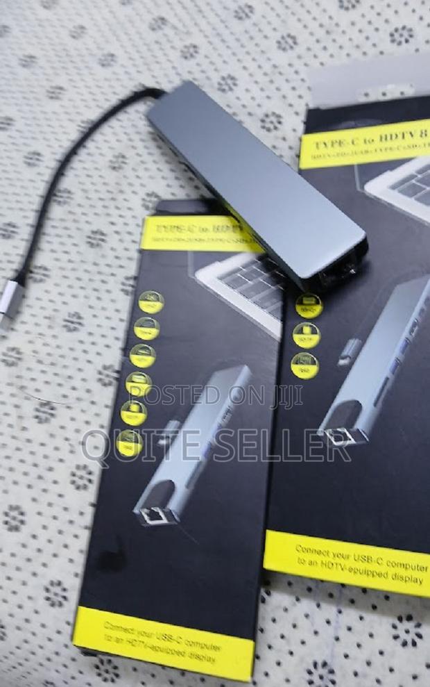 HDTV or Monitor Hdmi Port Type C to HDTV 8-in-1 Adapter – Ultimate