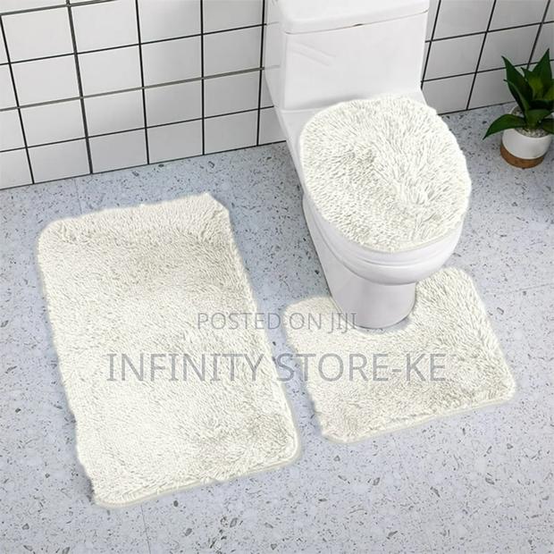 3 in 1 Fluffy Toilet Mat