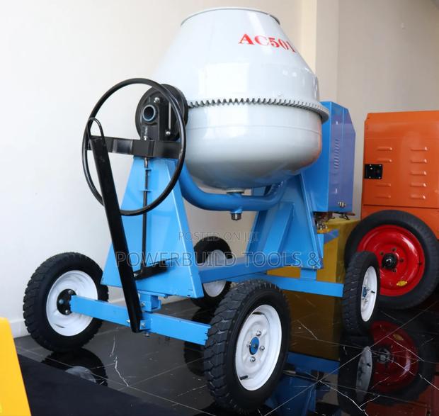 Aico 500l Diesel Powered With 10hp Engine Concrete Mixer