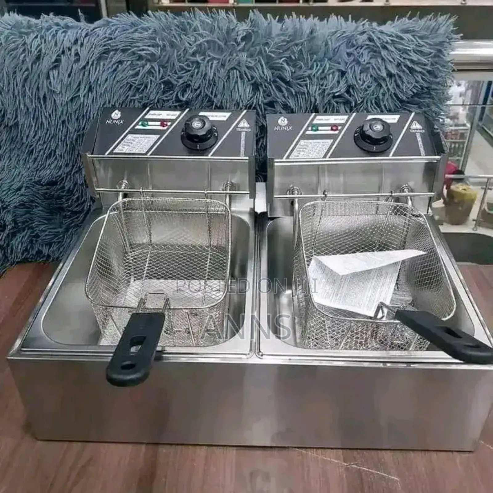 Nunix 6l+6l Double Electric Chicken Chips Deep Fryer√°