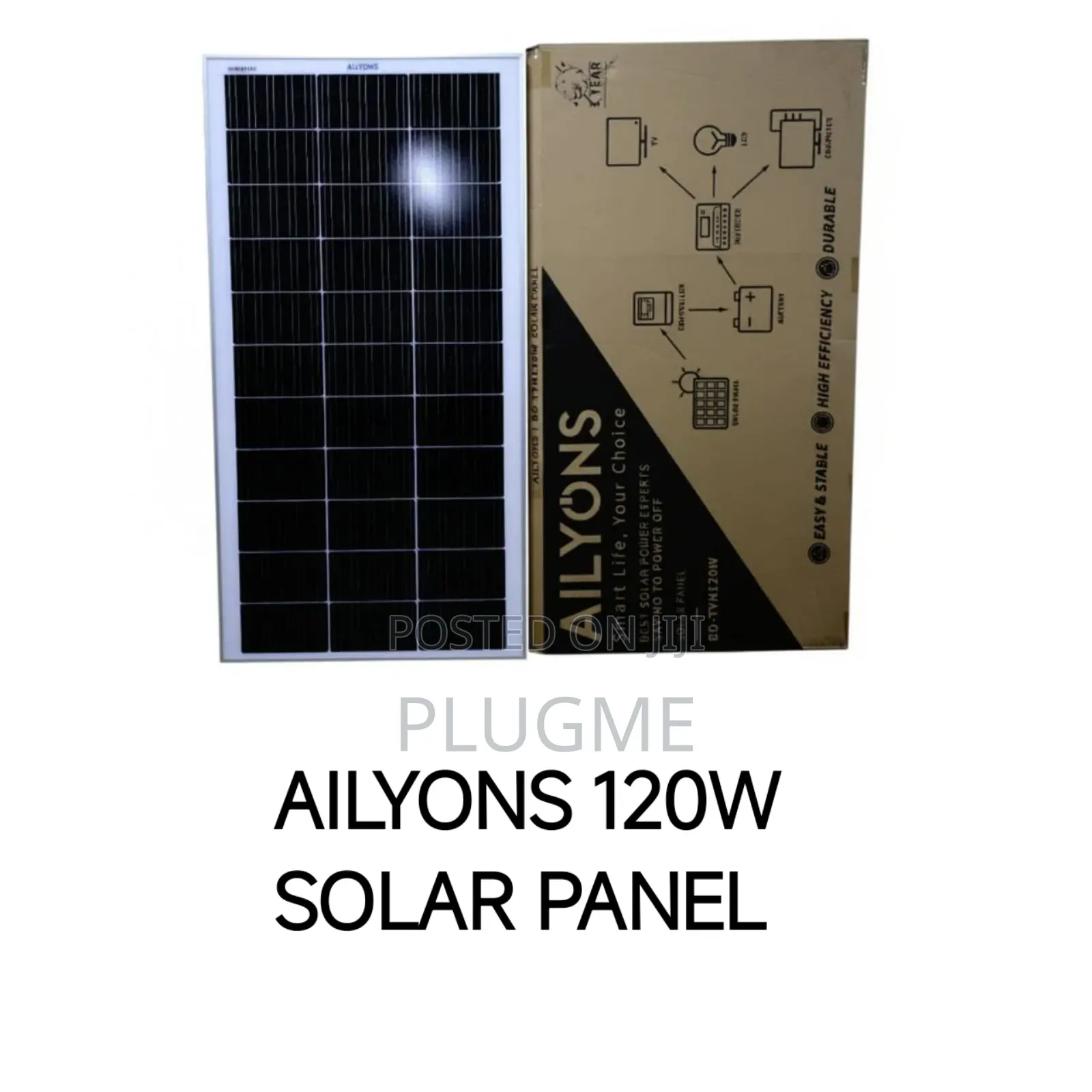 Ailyons 120w Solar Panel