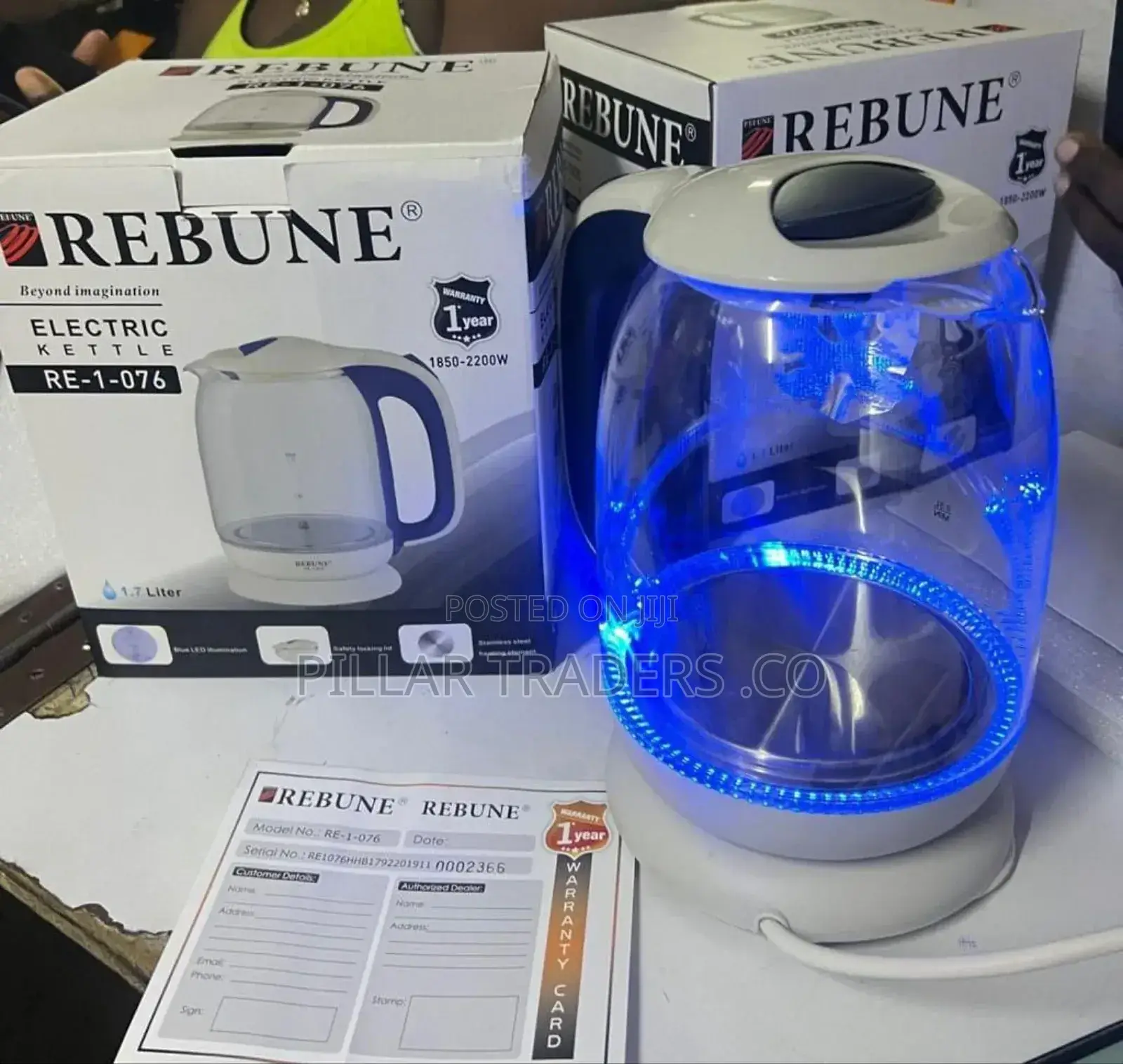 Rebune Glass Kettle