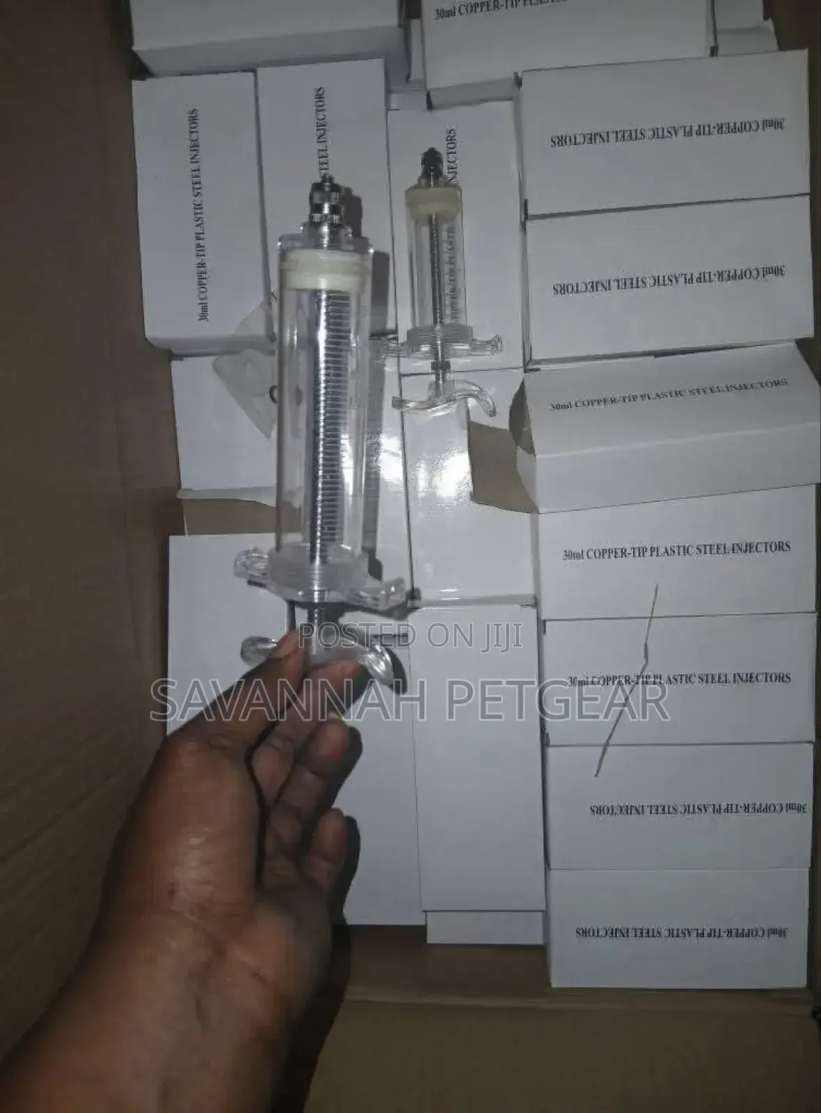 30ml 50ml Copper-Tip Plastic Steel Veterinary Injectors