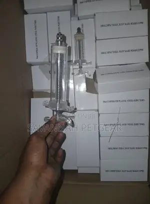 30ml 50ml Copper-Tip Plastic Steel Veterinary Injectors