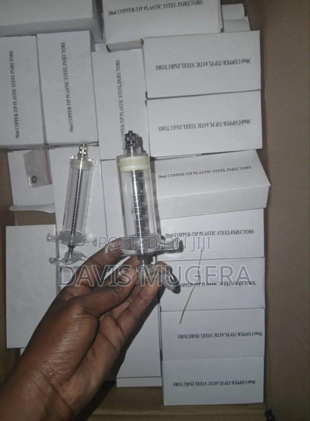 30ml 50ml Copper-Tip Plastic Steel Veterinary Injectors - thumbnail 3