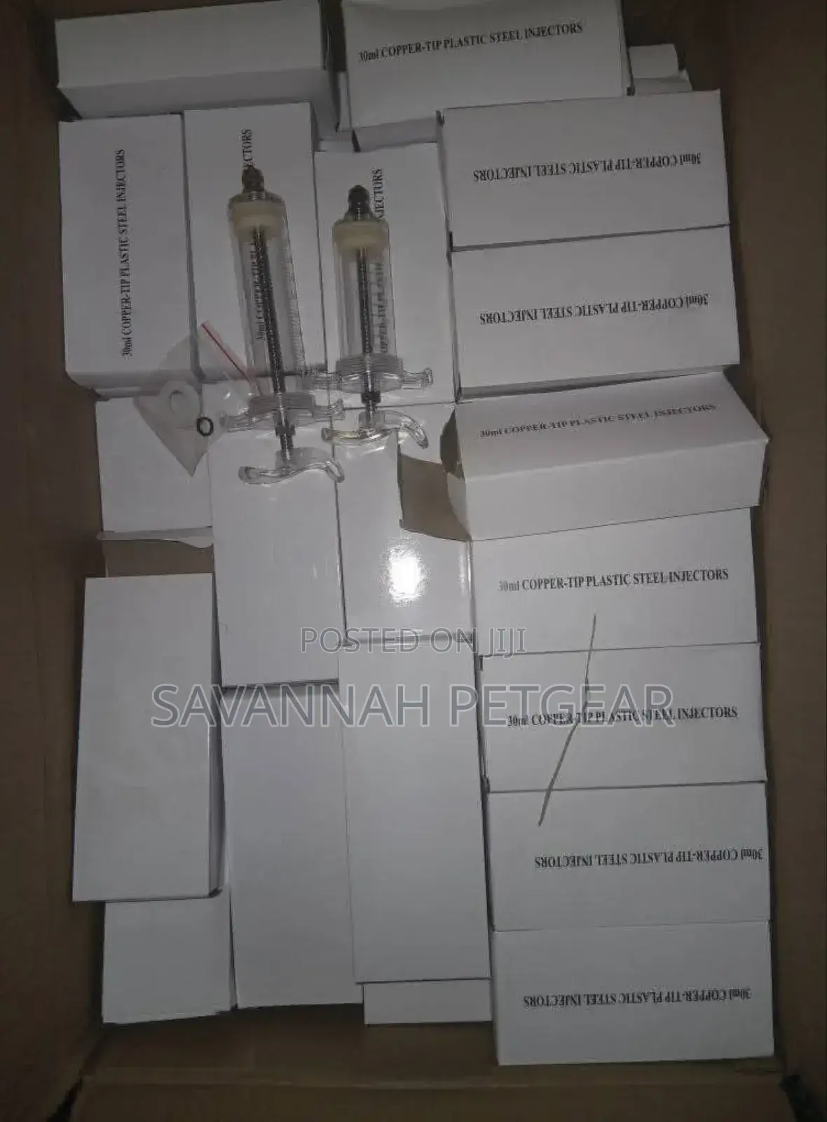 30ml 50ml Copper-Tip Plastic Steel Veterinary Injectors
