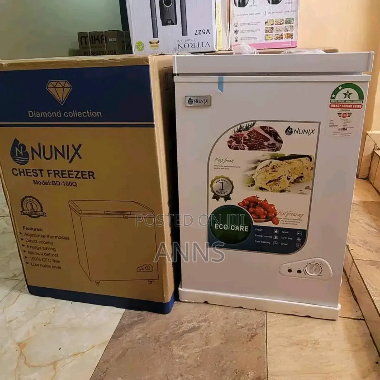 Brand New Nunix 100litres Freezer