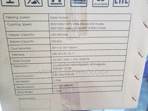 Top Loading Multi Currency Value Counter With Customer Display - thumbnail 3