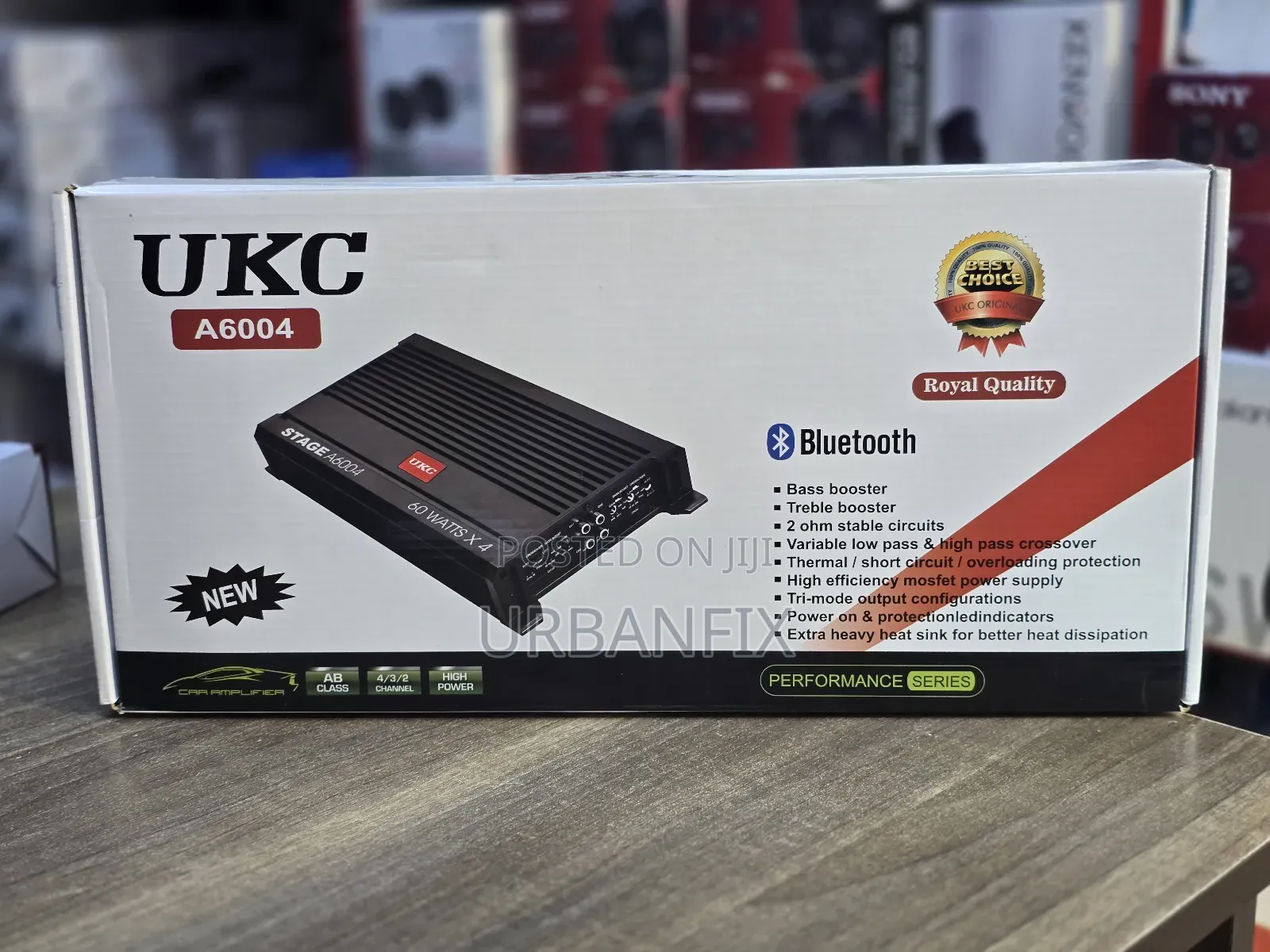 Ukc 1000watts 4 Channel Powerful Amplifier With Bass Booster
