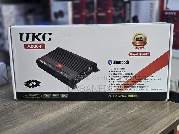 Ukc 1000watts 4 Channel Powerful Amplifier With Bass Booster