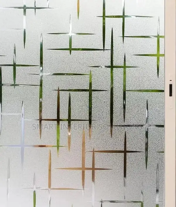 Protective Frosted Window Film, Protects Cuts From Broken Glases- NRB