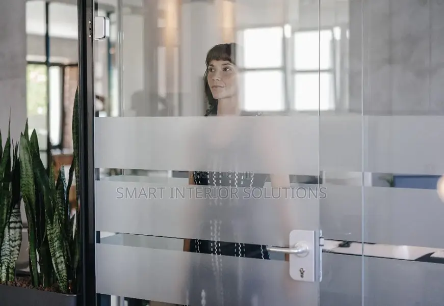 Frosted Window Film for Business Glass Doors