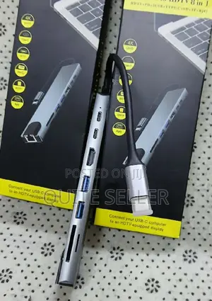 Type C to HDTV 8 in 1 Adapter Hdmi Rj45 Compatible With Linux