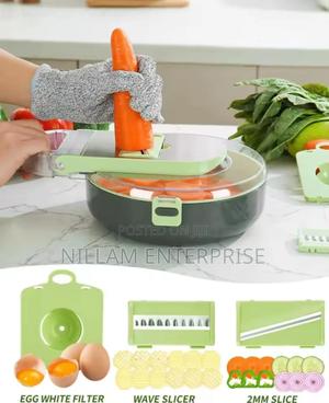Multi-Functional 9pcs Vegetable Chopper/Cutter - thumbnail 2