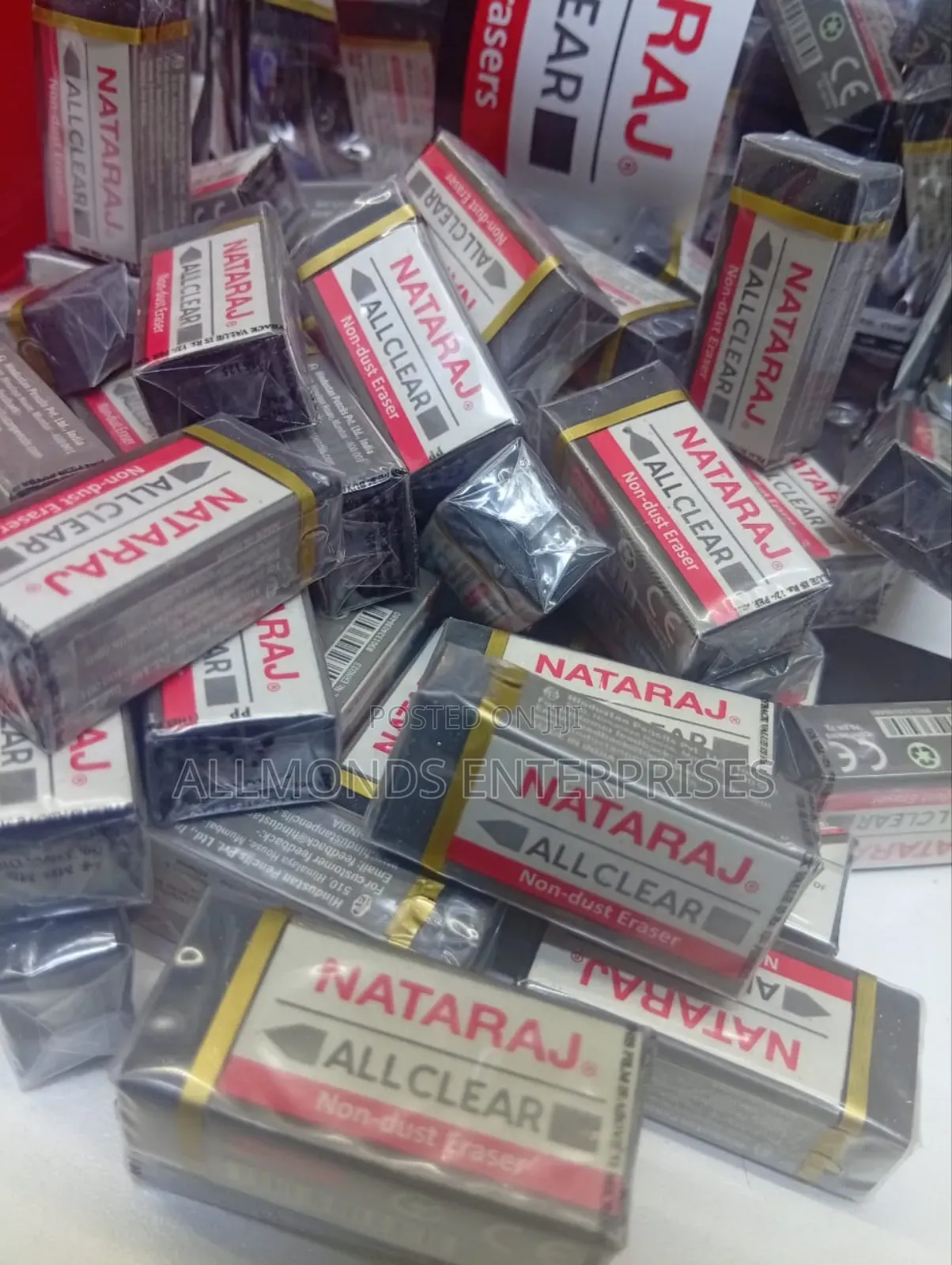 A Piece of Black Nataraj Non Dust/Dustless Eraser- Rubber