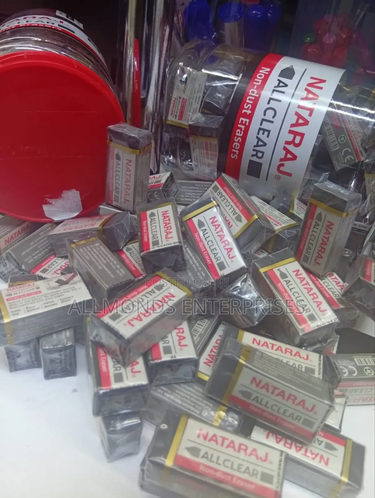 A Piece of Black Nataraj Non Dust/Dustless Eraser- Rubber