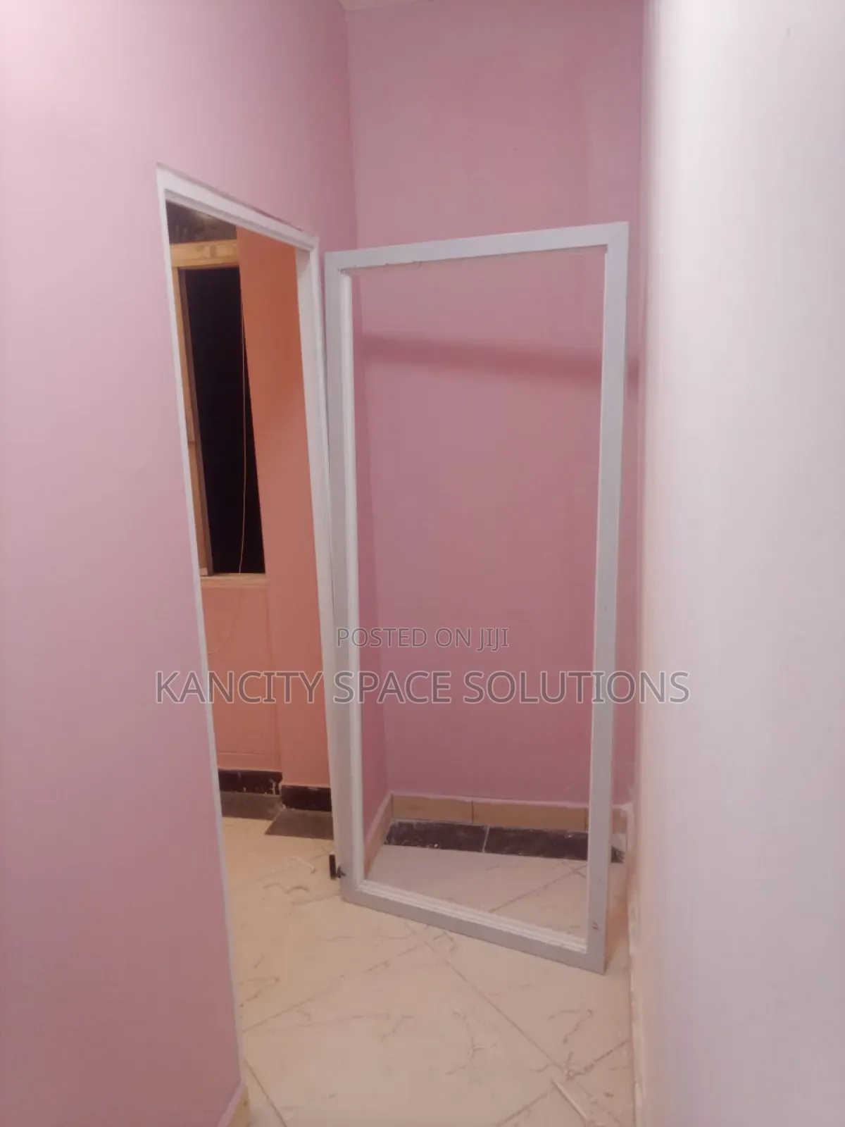 Aluminum Swing Door With Glass and Outer Frame