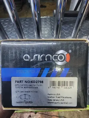 Toyota Avensis Front Asimco Brake Pads Kd2798