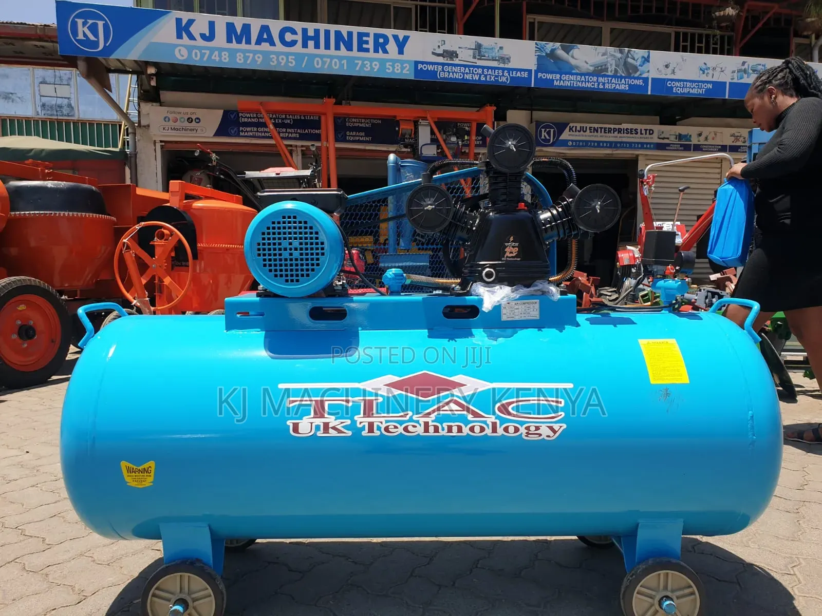 Tlac Tlc300lb Heavy-duty Electric Air Compressor – 4hp, 300 Litres