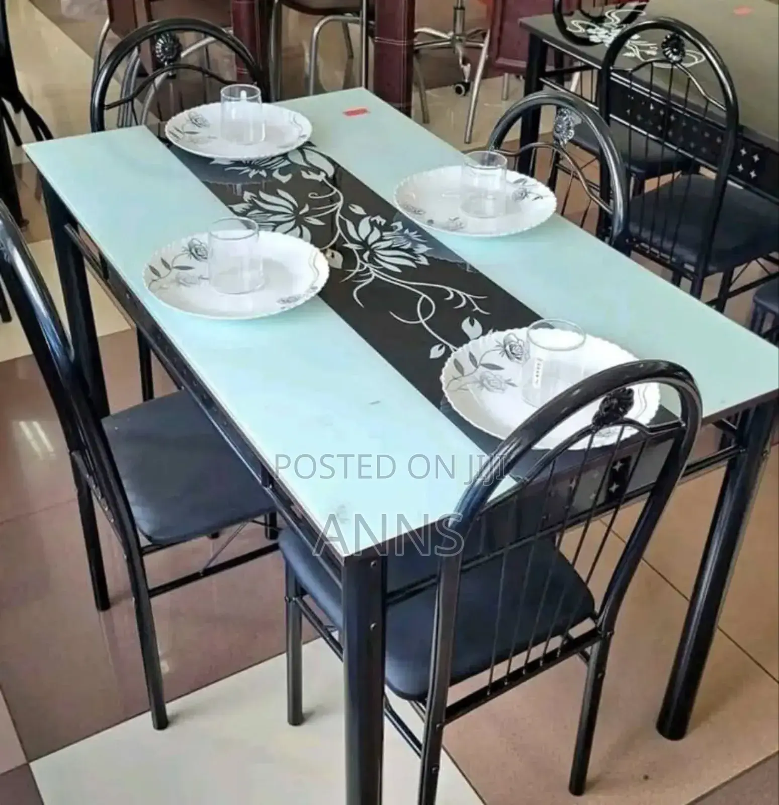 Executive White Dinning Table