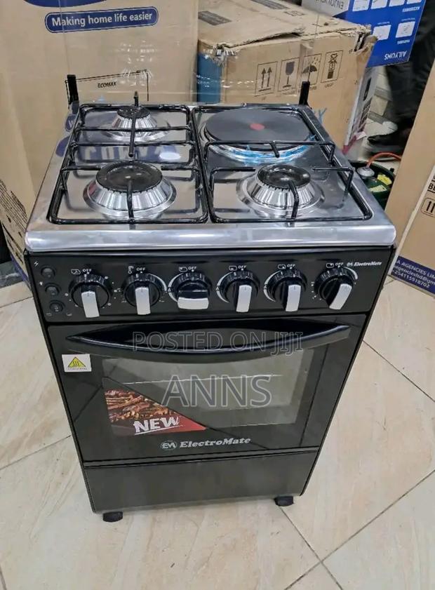 3+1 Electromate Standing Cooker With Electric Oven