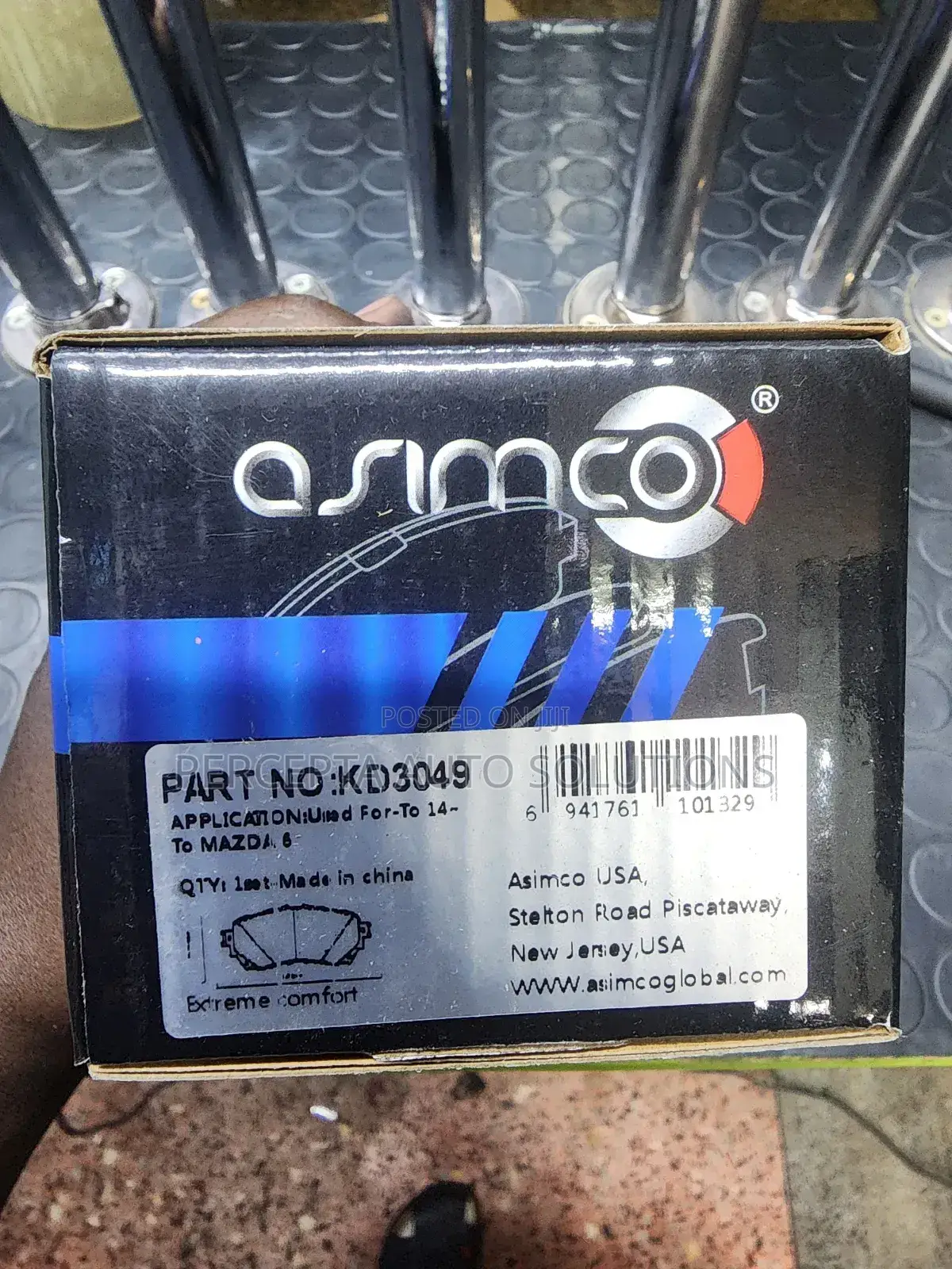 Mazda 6/Atenza(Gj/Gl), Axela, Cx4 Front Asimco Brake Pads Kd3049