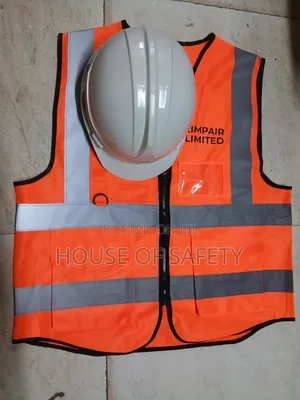 Unique Safety Helmet And Reflector Vest Safety Gear