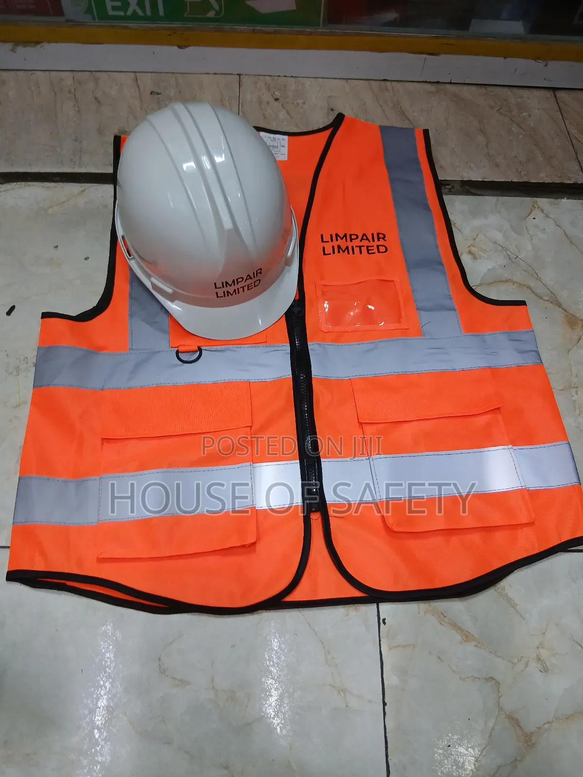 Safety Garment Designed Package Of 2 Helmet And Reflector