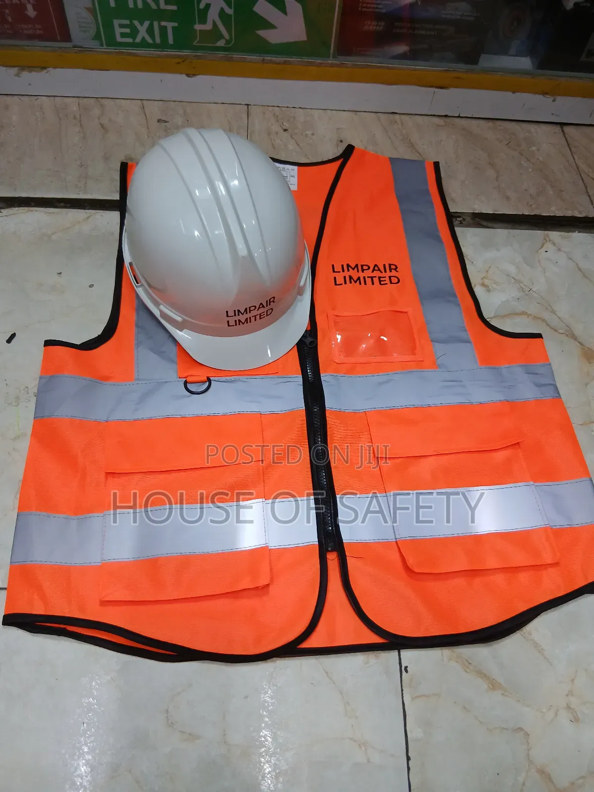 Safety Garment Designed Package Of 2 Helmet And Reflector