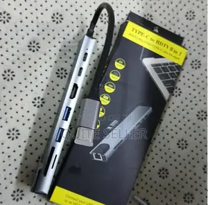 Usb Hub Type-C to HDTV 8 in 1 Adapter Usb C 8 in 1