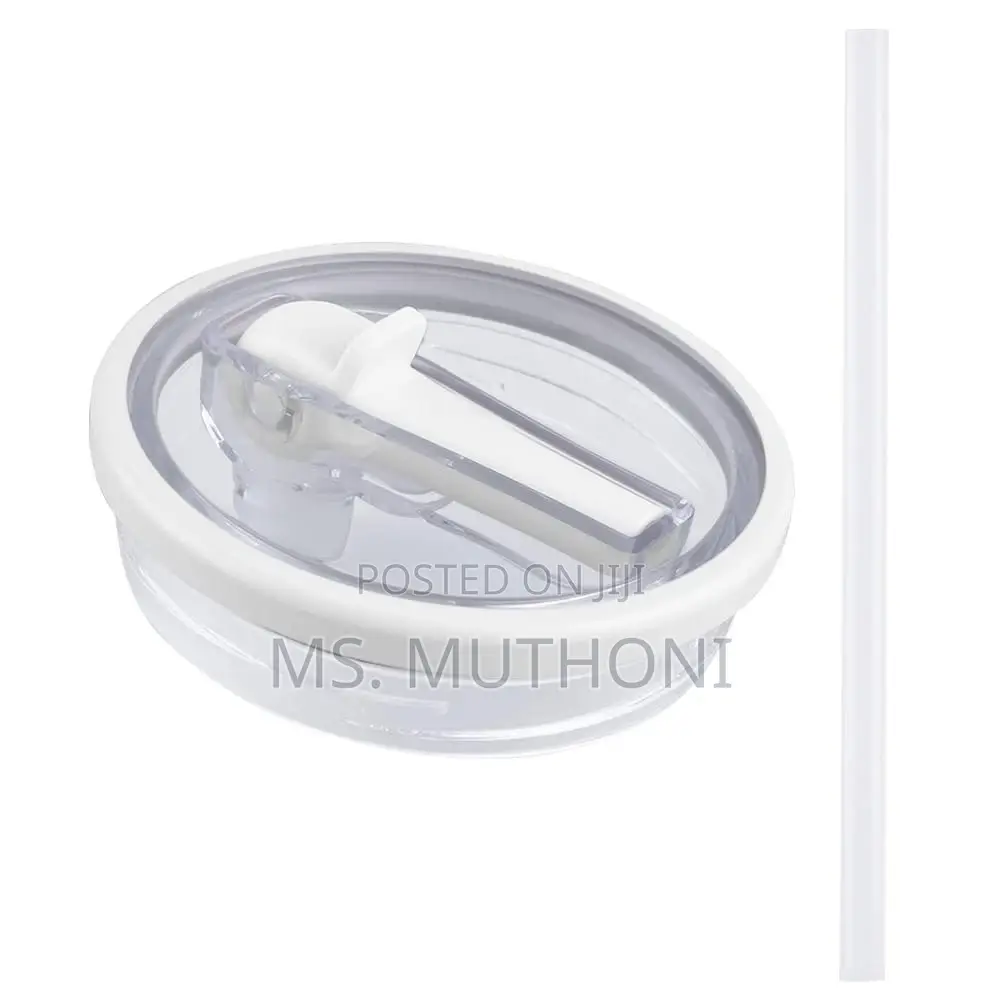 Replacement One Leak-Proof Lid and One Reusable Straw