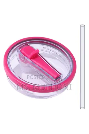 Replacement One Leak-Proof Lid and One Reusable Straw