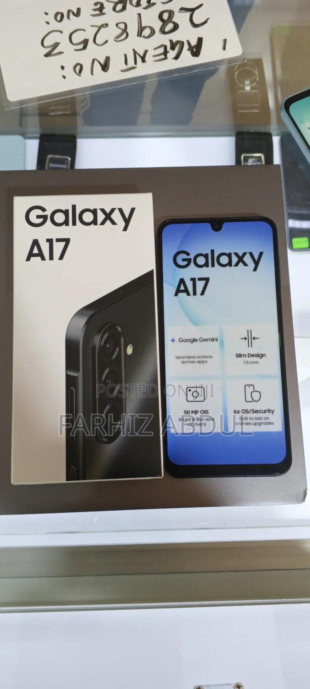 New Samsung Galaxy A17 256 GB Black - main view
