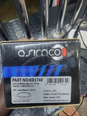 Nissan March, Tiida Old Models , Cube Front Asimco Brake Pads Kd1740