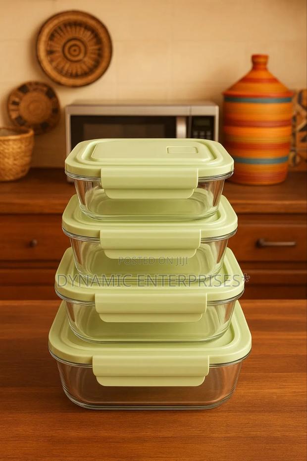 Borosilicate Glass Food Storage Containers - main view