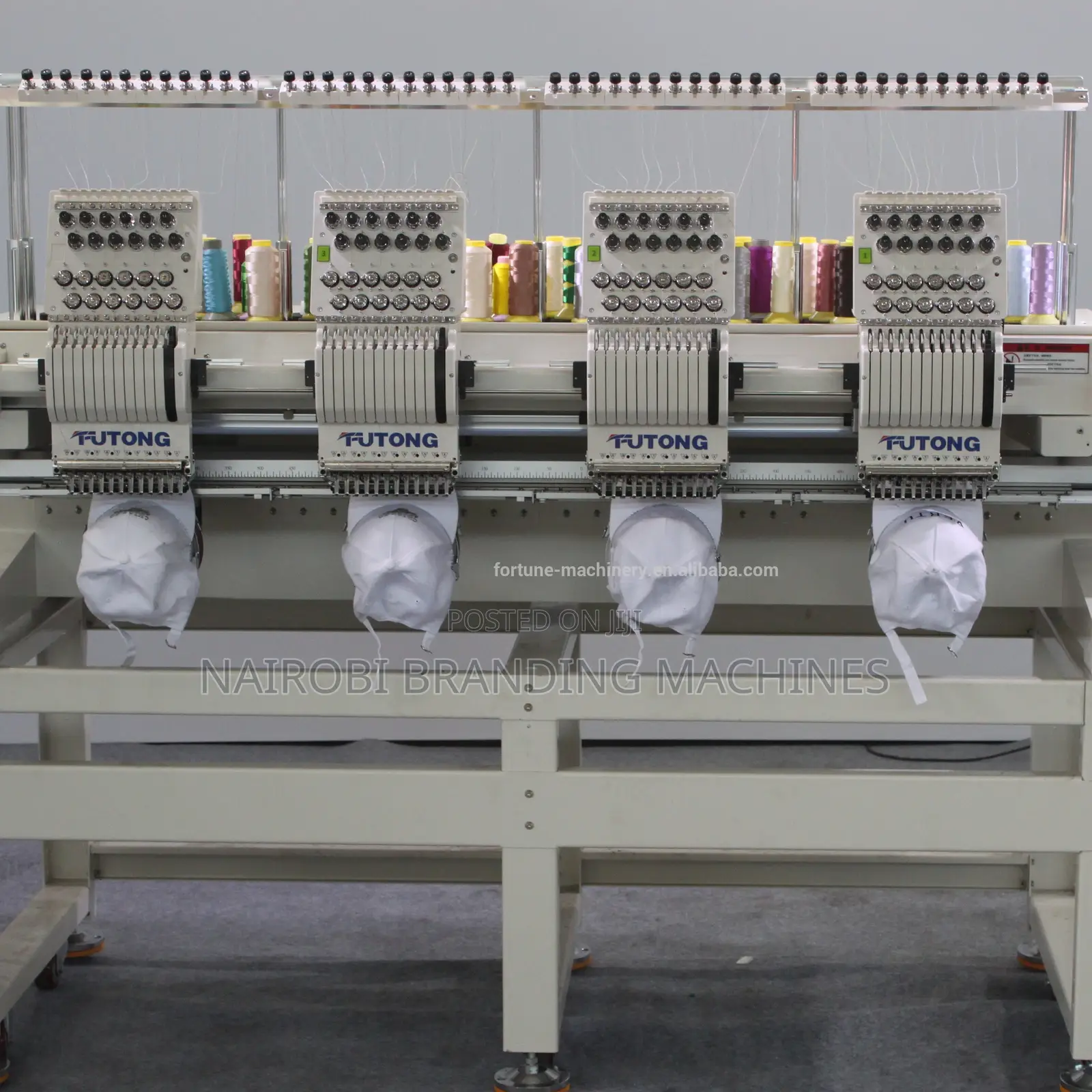 Professional Clothing Embroidery Machine Computerized Four Heads