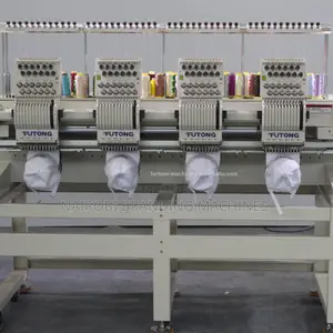 Professional Clothing Embroidery Machine Computerized Four Heads