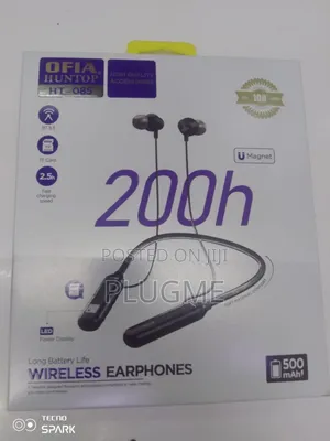 Ofia Huntop Ht-085 Wireless Neckband Earphones