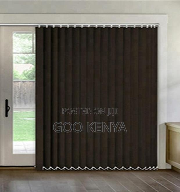 Home Curtains; Manual Sunscreen Fabric Vertical Blinds For Windows - main view
